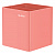 Подставка Deli NS011Pink Nusign 2отд. для письменных принадлежностей 84х84х86мм розовый пластик