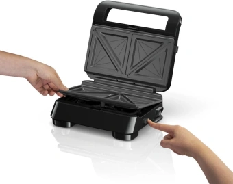 Электрогриль Braun SnackMaker 5 SM5000 BK 800Вт черный - купить недорого с доставкой в интернет-магазине