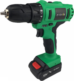 Дрель-шуруповерт Zitrek Greenpower 12-Li аккум. патрон:быстрозажимной (кейс в комплекте) (063-4074) - купить недорого с доставкой в интернет-магазине