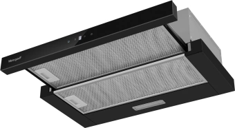 Вытяжка встраиваемая Weissgauff TEL 600 TC черный управление: сенсорное (1 мотор) - купить недорого с доставкой в интернет-магазине