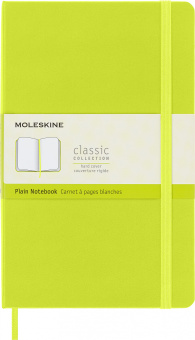 Блокнот Moleskine CLASSIC QP062C2 Large 130х210мм 240стр. нелинованный твердая обложка лайм - купить недорого с доставкой в интернет-магазине