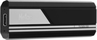 Накопитель SSD Netac USB-C 500GB NT01ZX10-500G-32BK ZX10 черный - купить недорого с доставкой в интернет-магазине