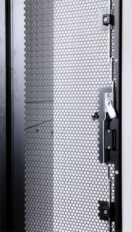 Шкаф серверный ЦМО ШТК-СП-42.8.10-44АА-9005 42U 800x990мм пер.дв.перфор. 2 бок.пан. 1350кг черный - купить недорого с доставкой в интернет-магазине