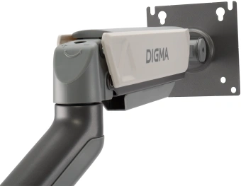 Кронштейн для мониторов ЖК Digma D-MM101 серый 17"-32" макс.9кг крепление к столешнице поворот и наклон - купить недорого с доставкой в интернет-магазине