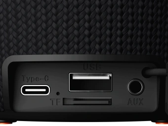 Колонка порт. Ural Молния Огонь черный/оранжевый 35W 1.1 BT/3.5Jack/USB-C 10м 2200mAh (без.бат) (УРАЛ МОЛНИЯ ОГОНЬ) - купить недорого с доставкой в интернет-магазине