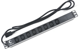 Блок распределения питания Cabeus PDU-8I-2IEC гор.размещ. 8xC13 10A IEC-320-C14 2м - купить недорого с доставкой в интернет-магазине