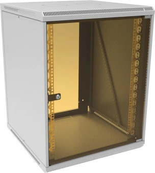 Шкаф коммутационный Suprlan (05-1503) настенный 15U 600x450мм пер.дв.стекл направл.под закл.гайки 70кг светло-серый 25.1кг 750мм металл - купить недорого с доставкой в интернет-магазине