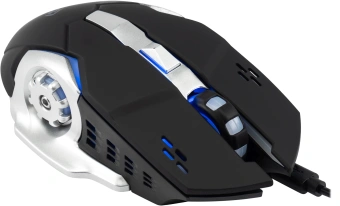 Мышь Оклик 770GW черный/серебристый оптическая 3600dpi беспров. USB для ноутбука 6but - купить недорого с доставкой в интернет-магазине