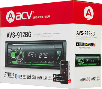 Автомагнитола ACV AVS-912BG 1DIN 4x50Вт - купить недорого с доставкой в интернет-магазине