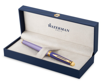 Ручка роллер Waterman Hemisphere Colour Blocking (2179922) Purple GT F черн. черн. подар.кор. - купить недорого с доставкой в интернет-магазине