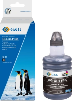 Чернила G&G GG-GI-41BK черный140мл для Canon PIXMA G1420/G1430/G2420/G2430/G2460/G3420 - купить недорого с доставкой в интернет-магазине