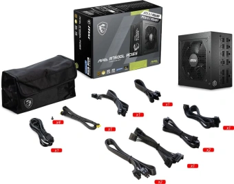 Блок питания MSI ATX 750W MAG A750GL PCIE5 Gen.5 80+ gold (20+4pin) APFC 120mm fan 8xSATA Cab Manag RTL - купить недорого с доставкой в интернет-магазине