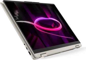 Ноутбук Lenovo Yoga 7 16AGP11 Ryzen AI 5 435 16Gb SSD512Gb AMD Radeon 840M 16" OLED Touch WUXGA (1920x1200) Windows 11 Home beige WiFi BT Cam (83TF003NRK) - купить недорого с доставкой в интернет-магазине