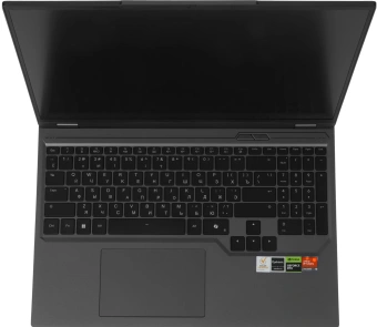 Ноутбук Chuwi GameBook Ryzen 9 7845HX 32Gb SSD1Tb NVIDIA GeForce RTX 5060 8Gb 16" IPS QHD (2560x1600) Windows 11 Pro grey WiFi BT Cam 4250mAh (CWI627-97321N1PRM6T) - купить недорого с доставкой в интернет-магазине