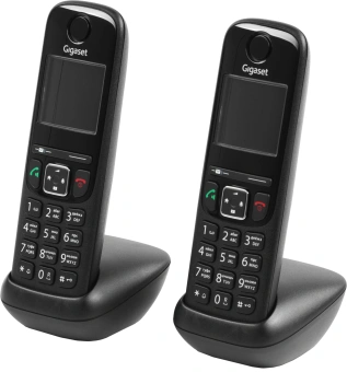 Р/Телефон Dect Gigaset AS690A Trio черный (труб. в компл.:3шт) автооветчик АОН - купить недорого с доставкой в интернет-магазине