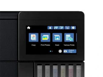 МФУ струйный Epson L8180 (C11CJ21403/402/504/502) A3 Duplex Net WiFi черный - купить недорого с доставкой в интернет-магазине