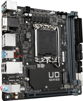 Материнская плата Gigabyte H610I DDR4 Soc-1700 Intel H610 2xDDR4 mini-ITX AC`97 8ch(7.1) GbLAN+VGA+HDMI+DP - купить недорого с доставкой в интернет-магазине