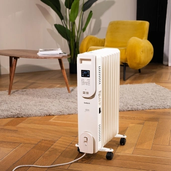 Радиатор масляный Timberk Home Intellect T-OR1507-F10E-WF 1500Вт белый - купить недорого с доставкой в интернет-магазине