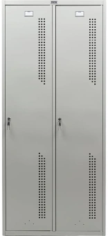 Шкаф для одежды Практик LS 21-80 прямой 813x500x1830мм серый (S23099552102) - купить недорого с доставкой в интернет-магазине
