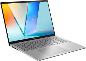 Ноутбук Asus VivoBook S16 M3607KA-SH131 Ryzen AI 5 330 16Gb SSD512Gb AMD Radeon Graphics 16" OLED WUXGA (1920x1200) без ОС silver WiFi BT Cam (90NB16T2-M00990) - купить недорого с доставкой в интернет-магазине