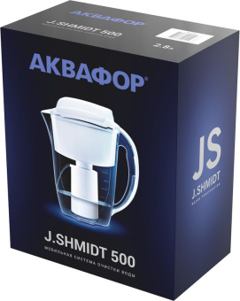 Кувшин Аквафор J.SHMIDT 500 белый 2.8л. - купить недорого с доставкой в интернет-магазине