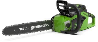 Цепная пила Greenworks GD40CS18K4 аккум. дл.шины:16" (40cm) 1аккум. 4Ач ЗУ (2005807UB) - купить недорого с доставкой в интернет-магазине