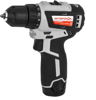 Дрель-шуруповерт Интерскол ДА-10/12В 38 аккум. патрон:быстрозажимной (кейс в комплекте) (757.3.2.46) - купить недорого с доставкой в интернет-магазине
