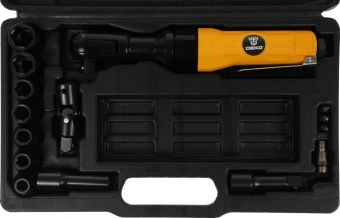 Ключ-трещотка Deko DKPT03 SET 3 113л/мин красный/черный - купить недорого с доставкой в интернет-магазине