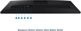 Монитор Samsung 27" S27F610EAIXCI черный IPS LED 16:9 HDMI матовая HAS Piv 1000:1 300cd 178гр/178гр 2560x1440 100Hz DP 2K 5.4кг - купить недорого с доставкой в интернет-магазине