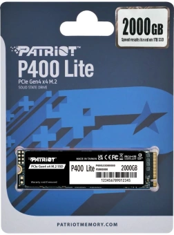 Накопитель SSD Patriot PCIe 4.0 x4 2TB P400LP2KGM28H P400 Lite M.2 2280 - купить недорого с доставкой в интернет-магазине