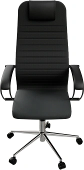 Кресло Метта SU-B-10 черный сиденье черный сетка с подголов. крестов. металл хром - купить недорого с доставкой в интернет-магазине