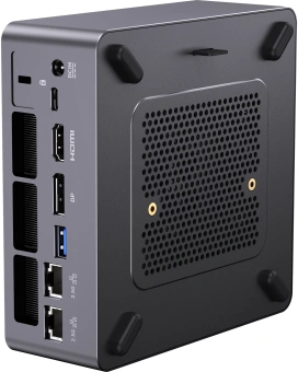 ПК Мини Chuwi AuBox Ryzen AI 9 365 (2) 32Gb SSD1Tb Radeon 880M Windows 11 Pro 2x2.5GbitEth WiFi BT 120W серебристый/черный - купить недорого с доставкой в интернет-магазине