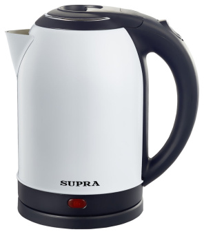 Чайник электрический Supra KES-2003N 2л. 1500Вт белый (корпус: металл) - купить недорого с доставкой в интернет-магазине