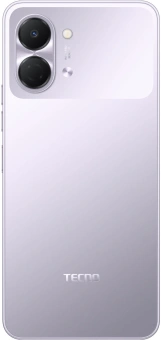 Смартфон Tecno Spark Go 3 64Gb 4Gb фиолетовый моноблок 3G 4G 2Sim 6.75" 720x1600 Android 15 13Mpix 802.11 a/b/g/n/ac NFC GPS GSM900/1800 Protect microSD max1024Gb - купить недорого с доставкой в интернет-магазине