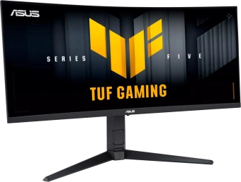 Монитор Asus 34" VG34WQL5A черный VA LED 21:9 HDMI M/M матовая HAS Piv 4000:1 400cd 178гр/178гр 3440x1440 200Hz FreeSync Premium DP 4K USB 8.7кг - купить недорого с доставкой в интернет-магазине