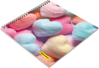 Скетчпад Silwerhof 20л. 190x190мм Нежность 4диз. гребень - купить недорого с доставкой в интернет-магазине