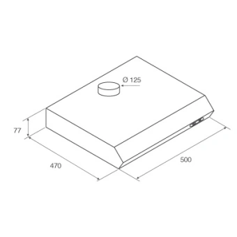 Вытяжка козырьковая Jet Air Light IX/F/50 нержавеющая сталь управление: ползунковое (1 мотор) - купить недорого с доставкой в интернет-магазине
