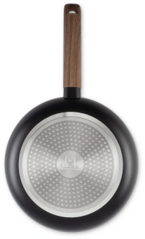 Сковорода Rondell Maple RDA-1937 круглая 24см покрытие: антипригарное ручка несъемная (без крышки) черный - купить недорого с доставкой в интернет-магазине