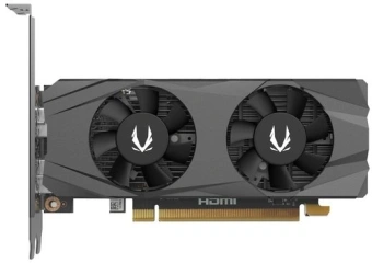 Видеокарта Zotac PCI-E 4.0 RTX 3050 LP NVIDIA GeForce RTX 3050 6Gb 96bit GDDR6 1470/14000 HDMIx1 DPx1 HDCP Ret low profile - купить недорого с доставкой в интернет-магазине