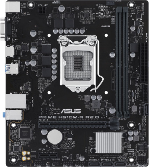 Материнская плата Asus PRIME H510M-R R2.0-SI Soc-1200 Intel H470 2xDDR4 mATX AC`97 8ch(7.1) GbLAN+VGA+HDMI White Box - купить недорого с доставкой в интернет-магазине