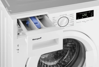 Стиральная машина Weissgauff WMI 6147 Inverter Steam класс:A+++ загрузка до 7кг отжим:1400об/мин белый инвертер - купить недорого с доставкой в интернет-магазине