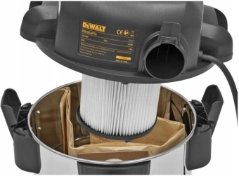 Строительный пылесос DeWalt DXV30SAPTA 750Вт (уборка: сухая/влажная) серебристый - купить недорого с доставкой в интернет-магазине