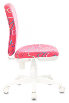 Кресло детское Бюрократ KD-W10 малиновый Sticks 05 крестов. пластик пластик белый - купить недорого с доставкой в интернет-магазине
