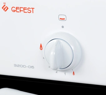 Плита Газовая Gefest ПГ 3200-06 белый (металлическая крышка) реш.сталь - купить недорого с доставкой в интернет-магазине