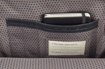 Сумка Moleskine Classic Leather ET84UDBVBK с отделением для ноутбука 15" черная натур.кожа - купить недорого с доставкой в интернет-магазине