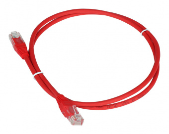 Патч-корд Lanmaster TWT-45-45-2.0-RD UTP вилка RJ-45-вилка RJ-45 кат.5е 2м красный ПВХ (уп.:1шт) - купить недорого с доставкой в интернет-магазине