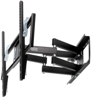 Кронштейн для телевизора Kromax OPTIMA-409 черный 32"-65" макс.45кг настенный поворотно-выдвижной и наклонный - купить недорого с доставкой в интернет-магазине