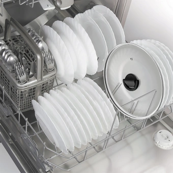 Крышка Rondell Handy RDA-1686 d=24см крыш.прозрачный руч.черная - купить недорого с доставкой в интернет-магазине