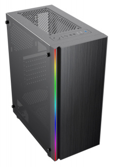 Корпус Formula CL-3302B RGB черный без БП ATX 7x120mm 2xUSB2.0 1xUSB3.0 audio bott PSU - купить недорого с доставкой в интернет-магазине
