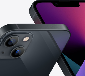 Смартфон Apple A2633 iPhone 13 128Gb 4Gb темная ночь моноблок 3G 4G 1Sim 6.1" 1170x2532 iOS 16 12Mpix 802.11 a/b/g/n/ac/ax NFC GPS GSM900/1800 GSM1900 Protect - купить недорого с доставкой в интернет-магазине